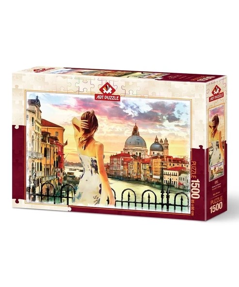 Art Puzzle Venedik'e Bakış 1500 Parça Puzzle ürün görseli 1