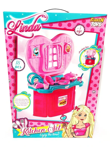 Linda Kalpli Mutfak Seti FR58529 - Resim 2