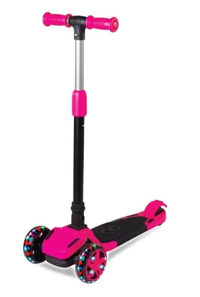 Cool Wheels Tulpar Işıklı Katlanır Scooter Pembe FR59342