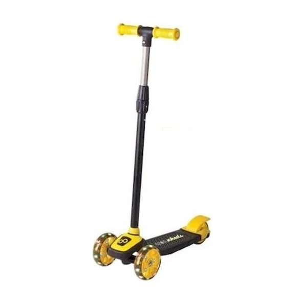 Cool Wheels Twist 3+ Işıklı Yüksekliği Ayarlanabilir Scooter Sarı FR58925 ürün görseli 1