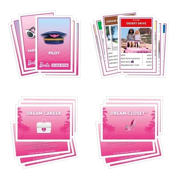Monopoly Barbie G0038 - Resim 3