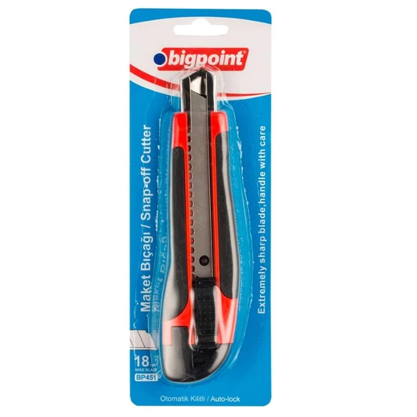 Bigpoint BP451 Maket Bıçağı Geniş Soft 2 Yedekli - 2