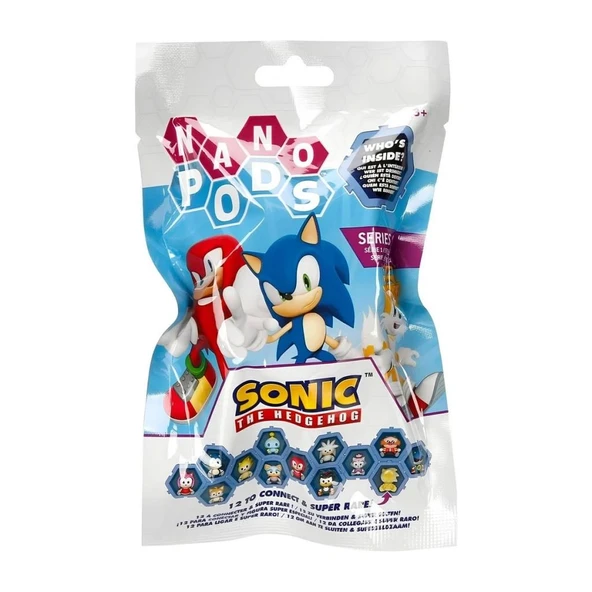 Nano Pods Blind Bag Sürpriz Figür Sonic Lisanslı Ürün - Resim 3