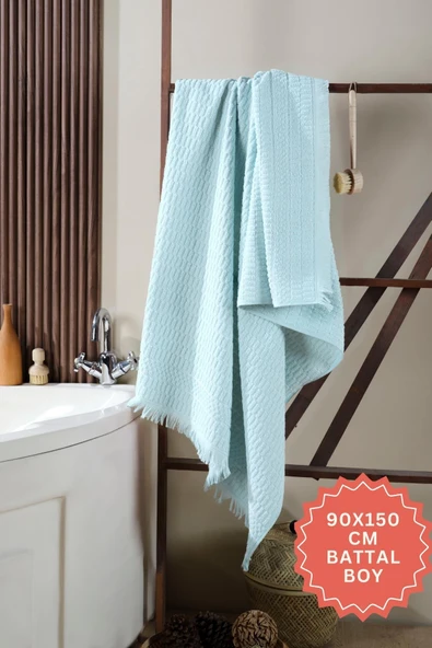 Daphne Banyo Havlusu 90x150 Cm %100 Pamuk Battal Boy - 5