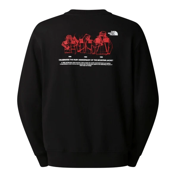 The North Face U MNT ANNIVERSARY  RELAXED CREW Swetşört NF0A8DN6JK31 - Resim 2
