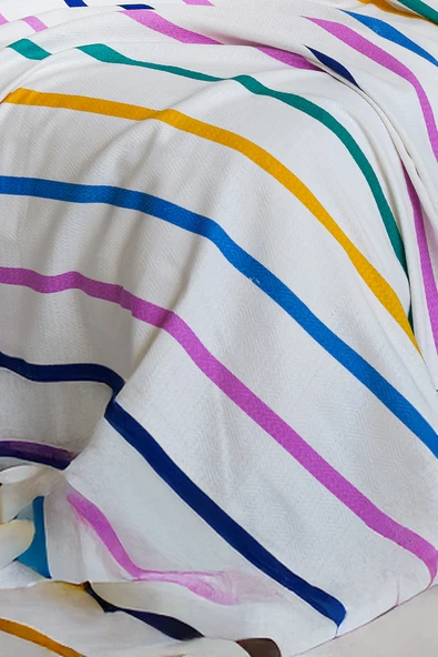 Upstyle Baskılı Pike Takımı Tek Kişilik Funny Sarı - Resim 3