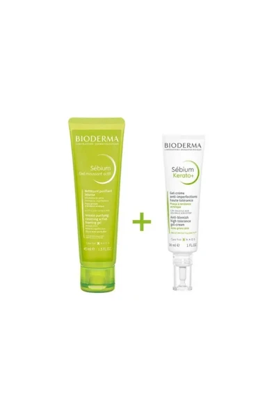 Bioderma SEBİUM KERATO+ 30ML + SEBİUM JEL ACTİF 45ML