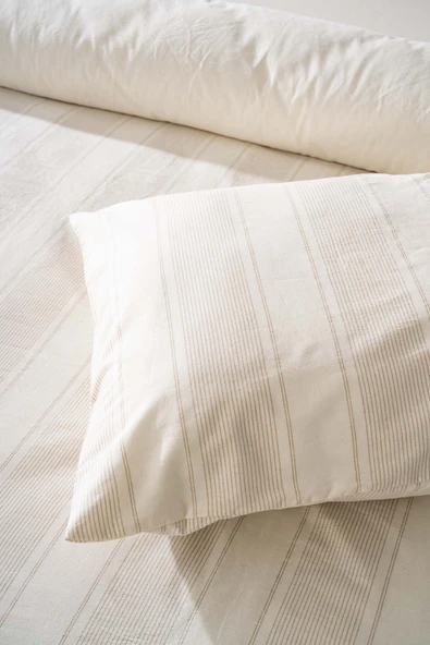 Rivaİstanbul Nenas Vizon Çift Kişilik Nevresim Takımı 4 Parça %100 Pamuklu - Resim 5