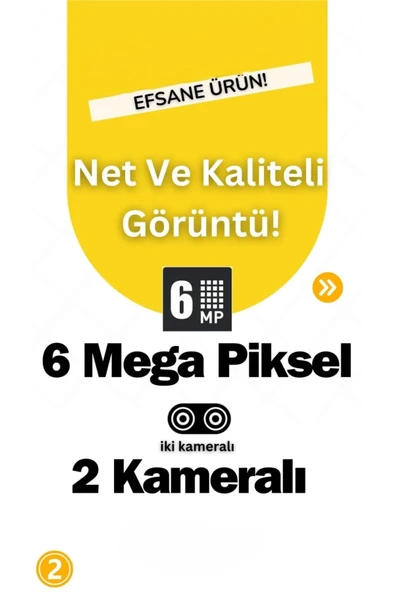 6MP 2 Kameralı Güneş Enerjili PTZ 4G Sim Kartlı 256 GB SD Kart Destekli Kamera 360° Dönebilir - 3