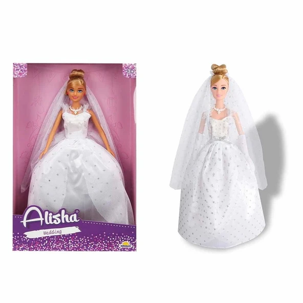 GELİNLİKLİ BEBEK ALİSHA  29CM - 2