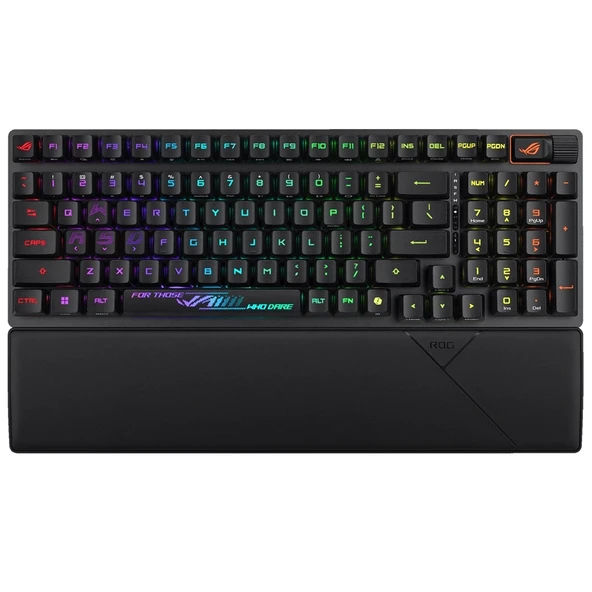 Asus ROG Strix Scope II 96 NX Snow Switch RGB Siyah Kablosuz ENG-Q Mekanik Gaming Klavye