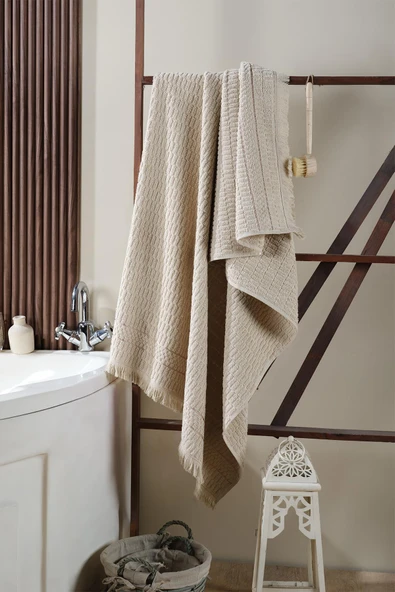 Daphne Banyo Havlusu 90x150 Cm %100 Pamuk Battal Boy - 10