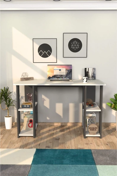 Hipo  Çalışma Masası Antrasit - Resim 2