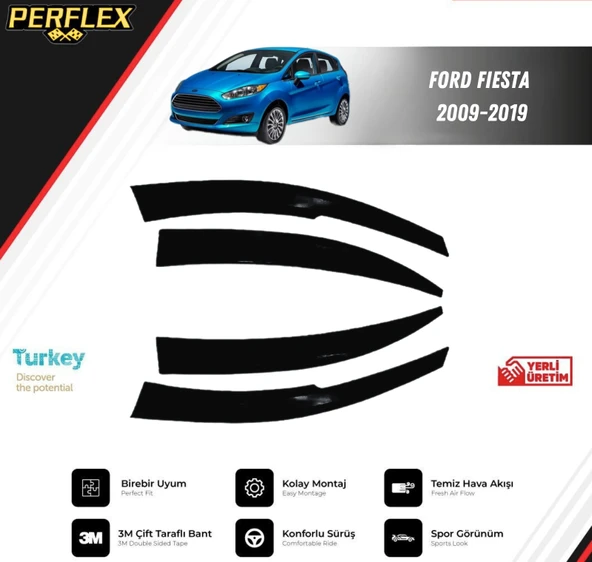 CAM RÜZGARLIĞI V2 MUGEN FORD FIESTA 2009-2019