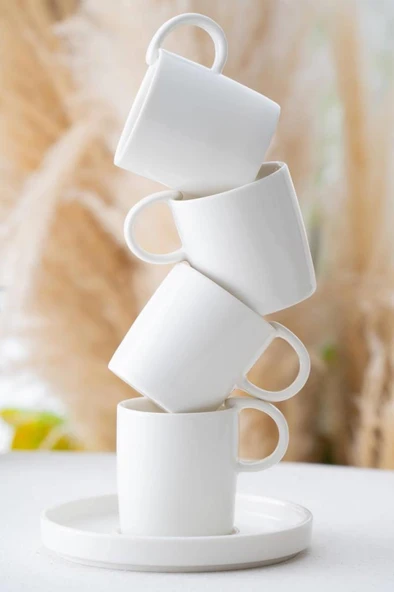 Acar PORJ-05223 Miley 6lı Kahve Fincan Takımı