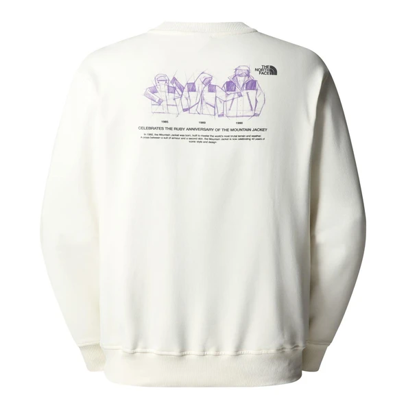 The North Face U MNT ANNIVERSARY  RELAXED CREW Swetşört NF0A8DN6QLI1 - Resim 2