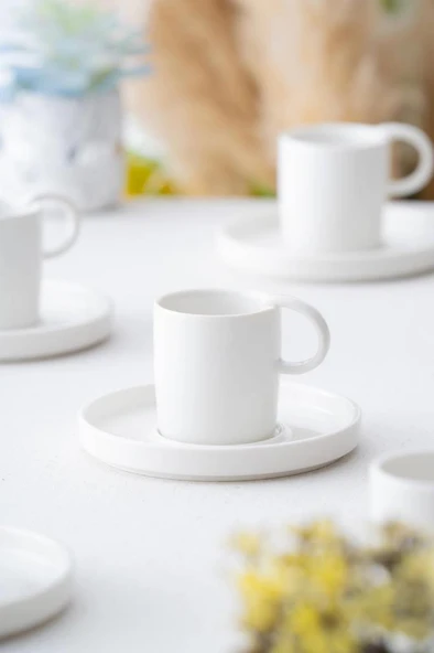 Acar PORJ-05223 Miley 6lı Kahve Fincan Takımı - 2