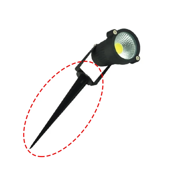 Çim kazık armatür Siyah Dış Mekan Led Ev Bahçe Aydınlatma lamba dekoratif tutucu A-1308 - 5