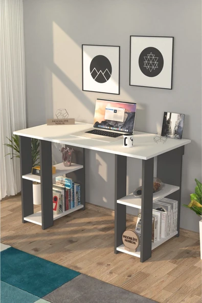 Hipo  Çalışma Masası Antrasit - Resim 4