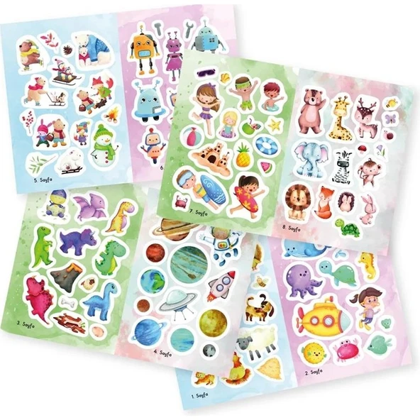 Yükselen Zeka Yükselen Zeka Tükenmeyen Stickers Kitabım