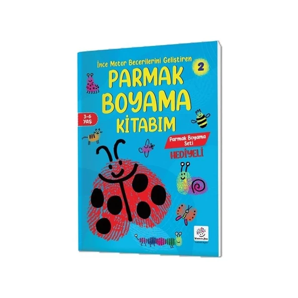 Yükselen Zeka 3-6 Yaş Parmak Boyama Kitabım