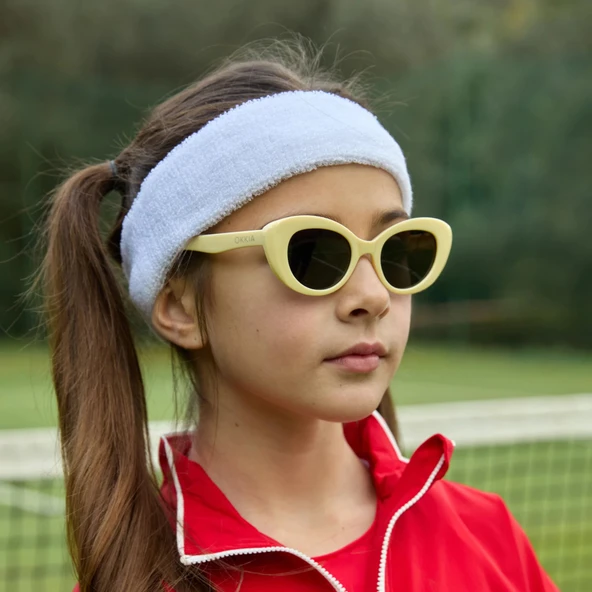 Okkialini Paris Bambina Çocuk Güneş Gözlüğü Krem 3/5 Yaş - 3