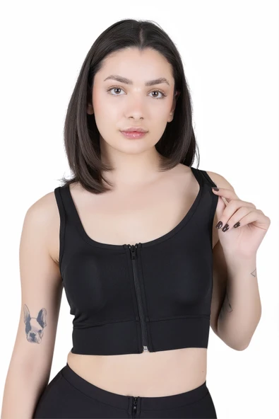 Looksense Kadın Fermuarlı Dalgıç Büstiyer 04006