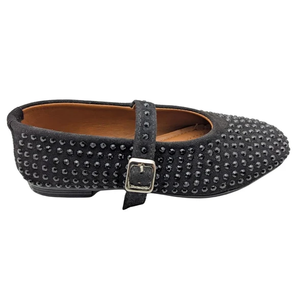 Urselene | Kadın Suni Deri Tokalı Babet - 4