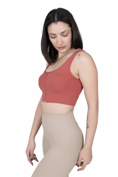 Looksense Kadın Fermuarlı Dalgıç Büstiyer 04006 - Resim 5