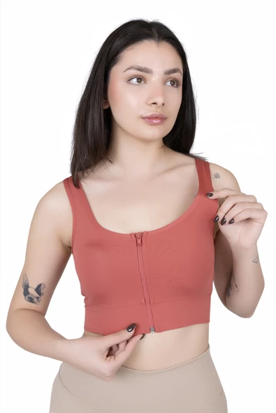 Looksense Kadın Fermuarlı Dalgıç Büstiyer 04006 - Resim 4