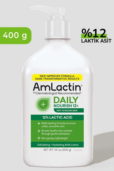 AmLactin 12% Lactic Acid Günlük Besleyici Losyon 400GR