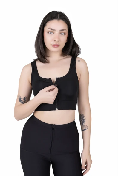 Looksense Kadın Fermuarlı Dalgıç Büstiyer 04006 - Resim 2