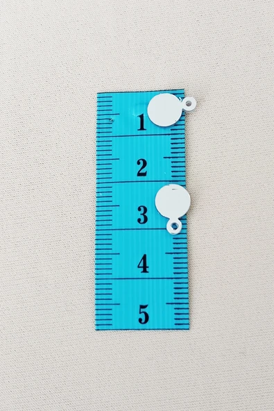 Oya Abiye Bileklik Kolye Pleksi Metalik Plastik Pul Gümüş Renk 24 gram 225 adet - BNC580 - 2