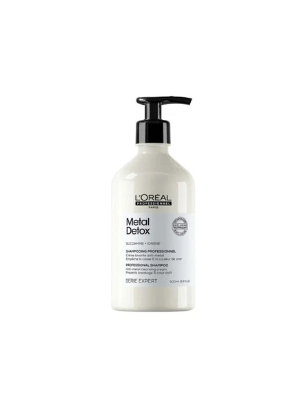 Loreal Serie Expert Metal Detox Renkli ve Açıcı ile Işlem Görmüş Saçlar Için Metal Karşıtı Arındırıcı Şampuan 500 ml
