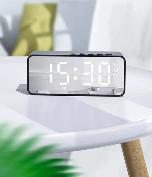 Alarm Saatli radyo - Dijital FM Radyo Termometreli K11-12 - 3