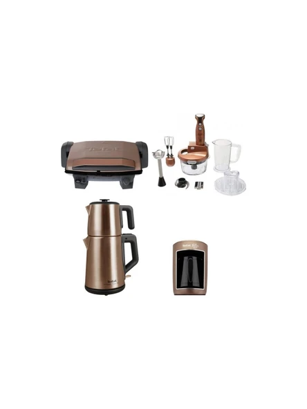 Tefal Bronze Gold 4'lü Elektronik Çeyiz Paketi
