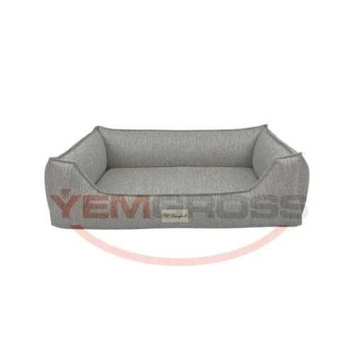Pet Comfort Delta  Açık Gri Ortopedik Köpek Yatağı L 90x70cm