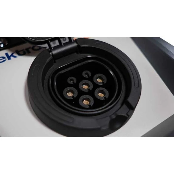 22kW 3 Faz 32A Tip 2 Soketli Elektrikli Araç Şarj İstasyonu Duvar Tipi - 6