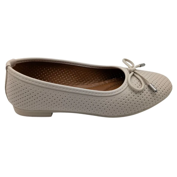 Urselene | Kadın Suni Deri Fiyonklu Babet - Resim 4