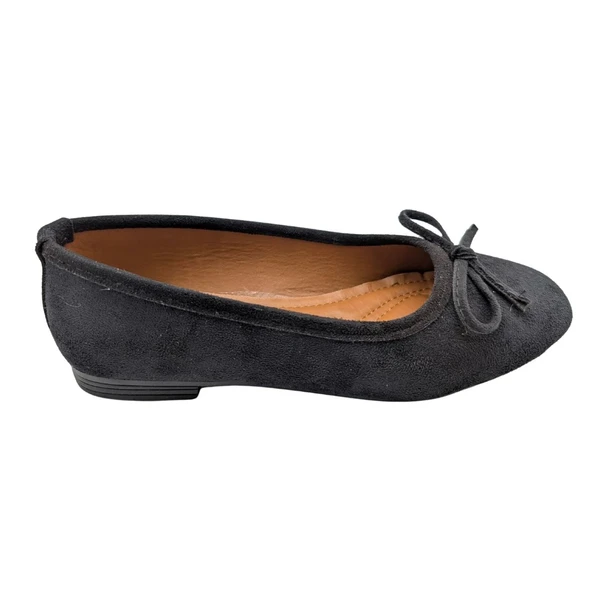 Urselene | Kadın Suni Deri Fiyonklu Babet - Resim 2