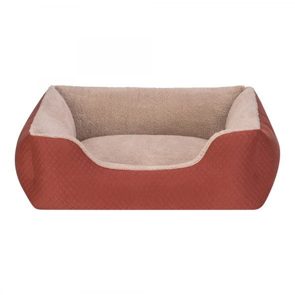 Pet Comfort Bravo Duo  Köpek Yatağı Tarçın/Bej L 90x70cm