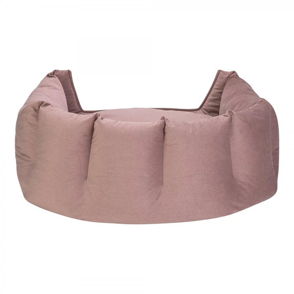 Pet Comfort Barcelona Kedi ve Köpek Yatağı Pudra Pembe 75x65cm - Resim 3