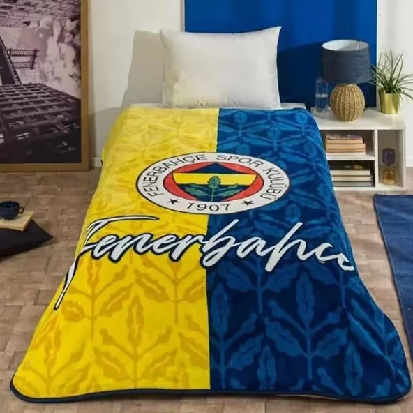 Kristal Lisanslı Battaniye Fenerbahçe Klasik