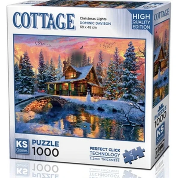 Nessiworld  KS Games Christmas Lights Puzzle 1000 Parça 20720 - 1