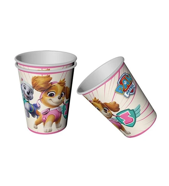 PAW PETROL SKYE LİSANSLI BARDAK 8'Lİ