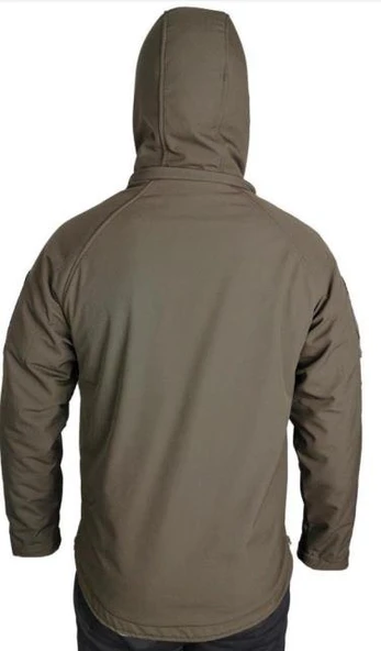 Outdoor Su Ve Rüzgar Geçirmez Kapitone Içi Polarlı Softshell Mont Metam Akıncı Askeri Malzeme - 5