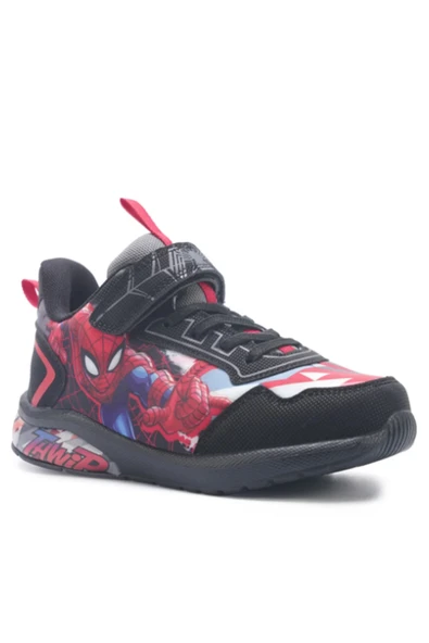 Spiderman Zamon Erkek Cırtlı Işıklı Bilekli Sneaker Ayakkabı - 2