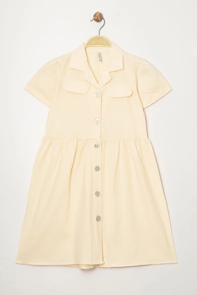 Kız Çocuk Pamuk Elbise 12195