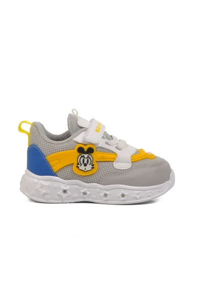 Ayakmod Buz Saks Cırtlı Işıklı Hafif Unisex Çocuk Spor Ayakkabı Ruffon B