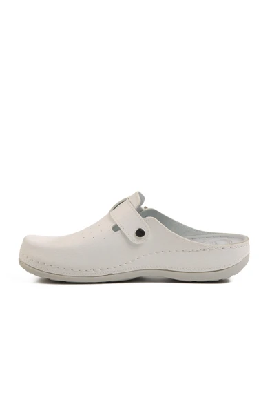 Ayakmod Beyaz Anatomik Erkek Sabo Terlik 52.002 M - 2